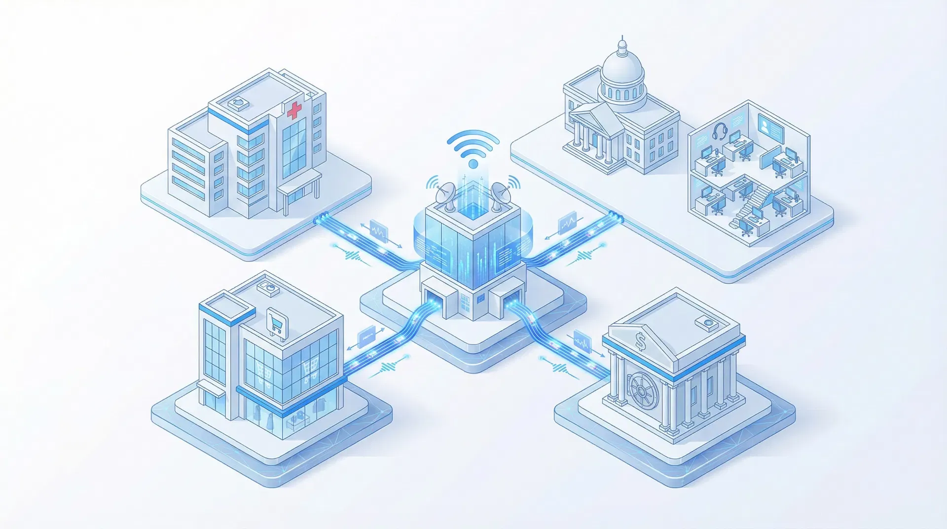 Industries connected by phone monitoring