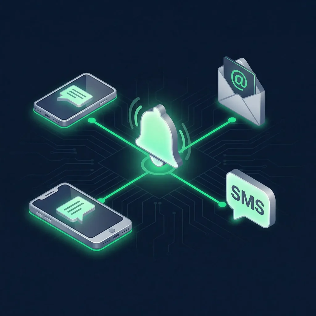 Multi-Channel Alerts When Issues Are Detected